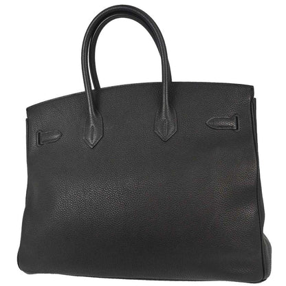 Hermes Black Togo Birkin 35 Handbag