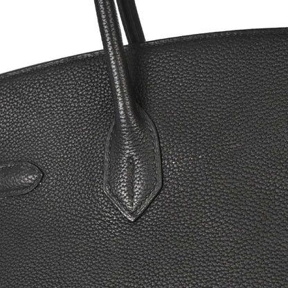 Hermes Black Togo Birkin 35 Handbag