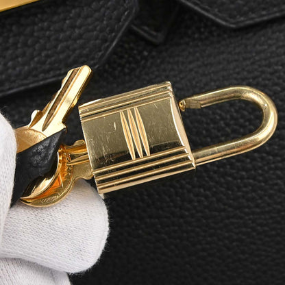 Hermes Black Togo Birkin 35 Handbag