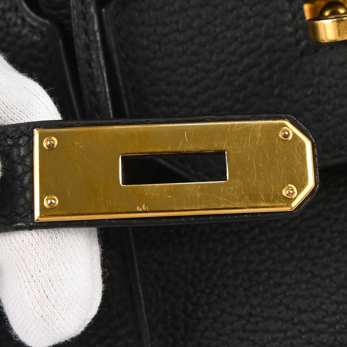 Hermes Black Togo Birkin 35 Handbag