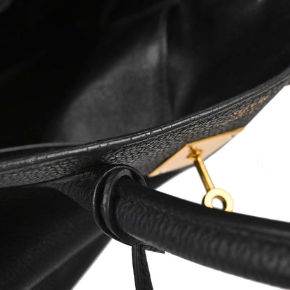 Hermes Black Togo Birkin 35 Handbag