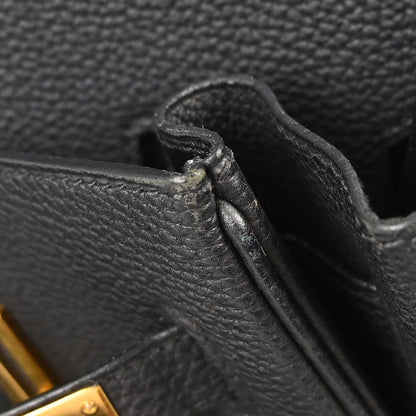 Hermes Black Togo Birkin 35 Handbag