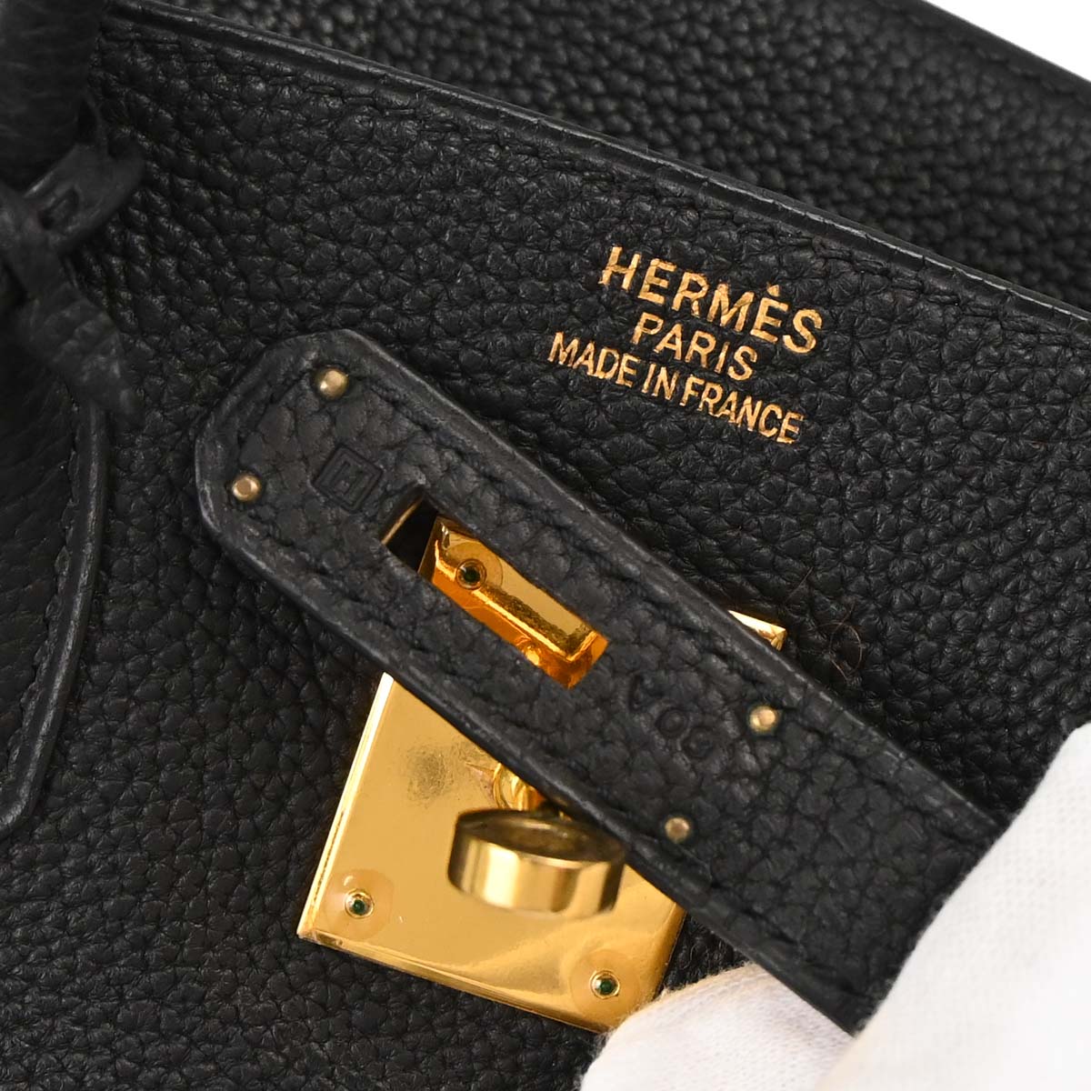 Hermes Black Togo Birkin 35 Handbag