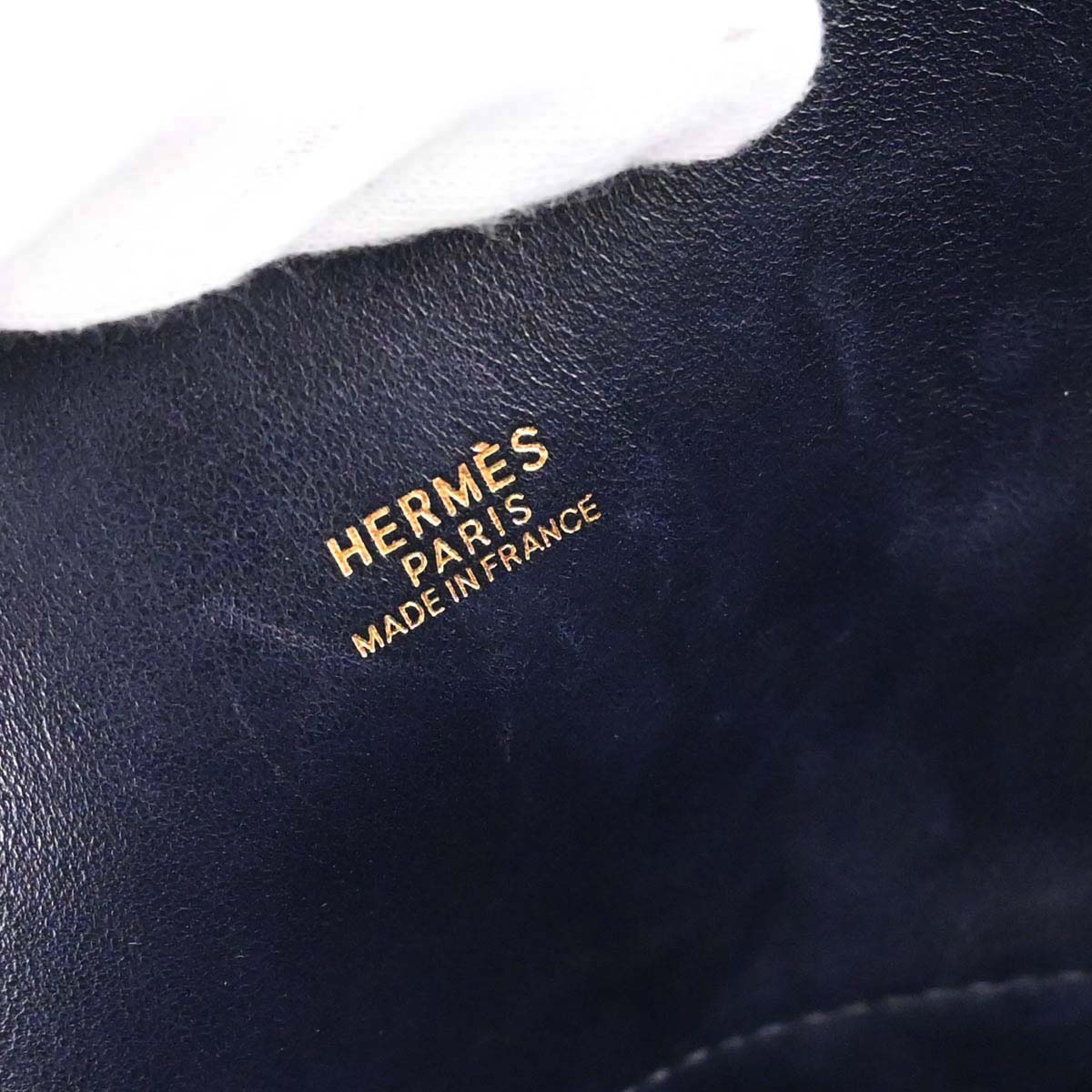 Hermes Blue Indigo Taurillon Clemence Bolide 35 2way Shoulder Handbag