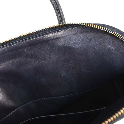 Hermes Blue Indigo Taurillon Clemence Bolide 35 2way Shoulder Handbag