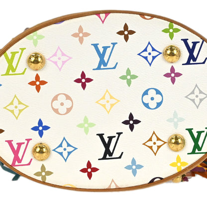 Louis Vuitton 2006 Monogram Multicolor Bucket Fringe Tote Bag M40109