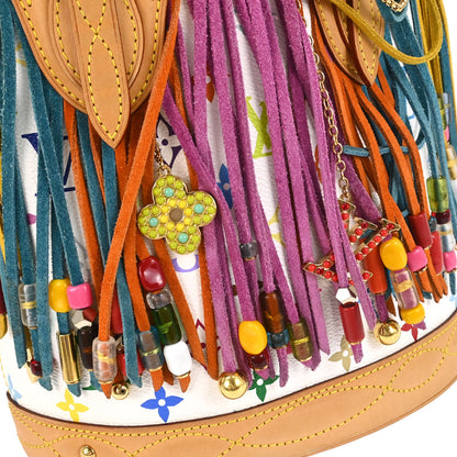 Louis Vuitton 2006 Monogram Multicolor Bucket Fringe Tote Bag M40109