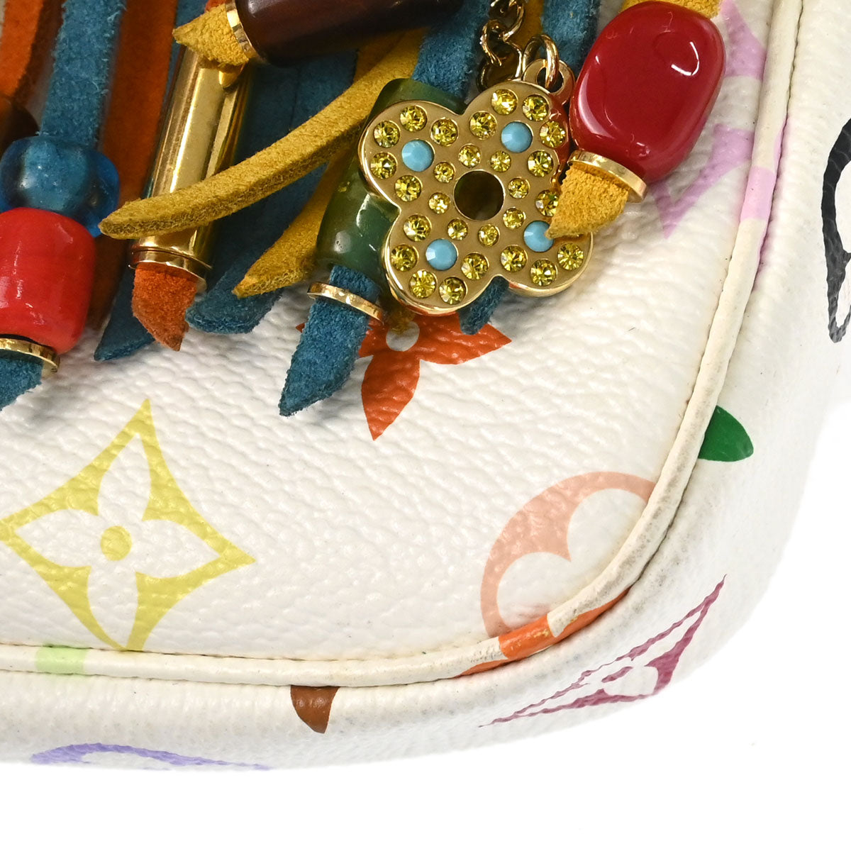 Louis Vuitton 2006 Monogram Multicolor Bucket Fringe Tote Bag M40109