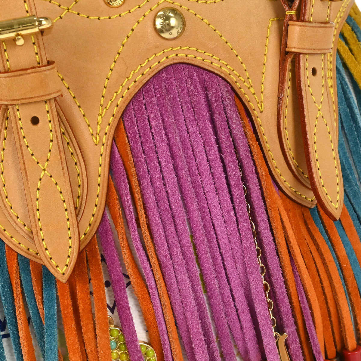 Louis Vuitton 2006 Monogram Multicolor Bucket Fringe Tote Bag M40109