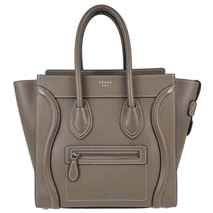 Celine Brown Luggage Micro Tote Handbag