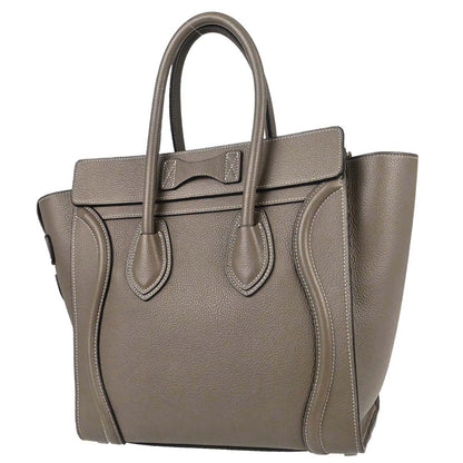 Celine Brown Luggage Micro Tote Handbag