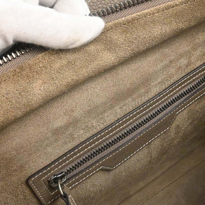 Celine Brown Luggage Micro Tote Handbag