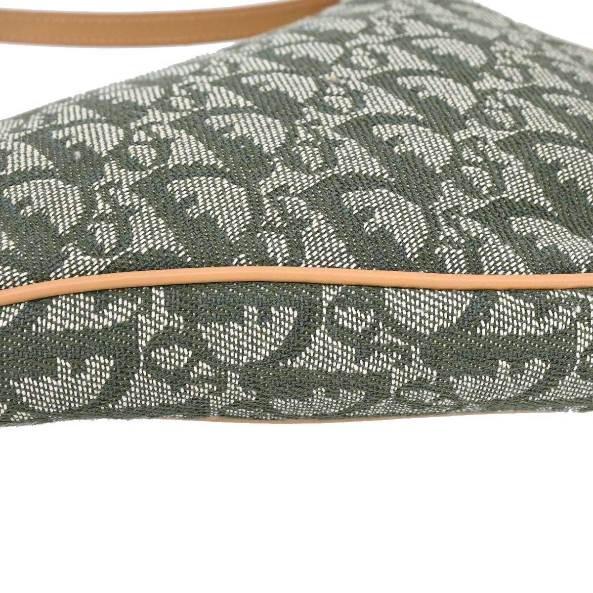 Christian Dior Green Trotter Saddle Handbag