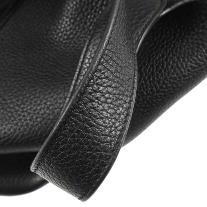 Hermes Black Taurillon Clemence Picotin Lock 22 MM Handbag