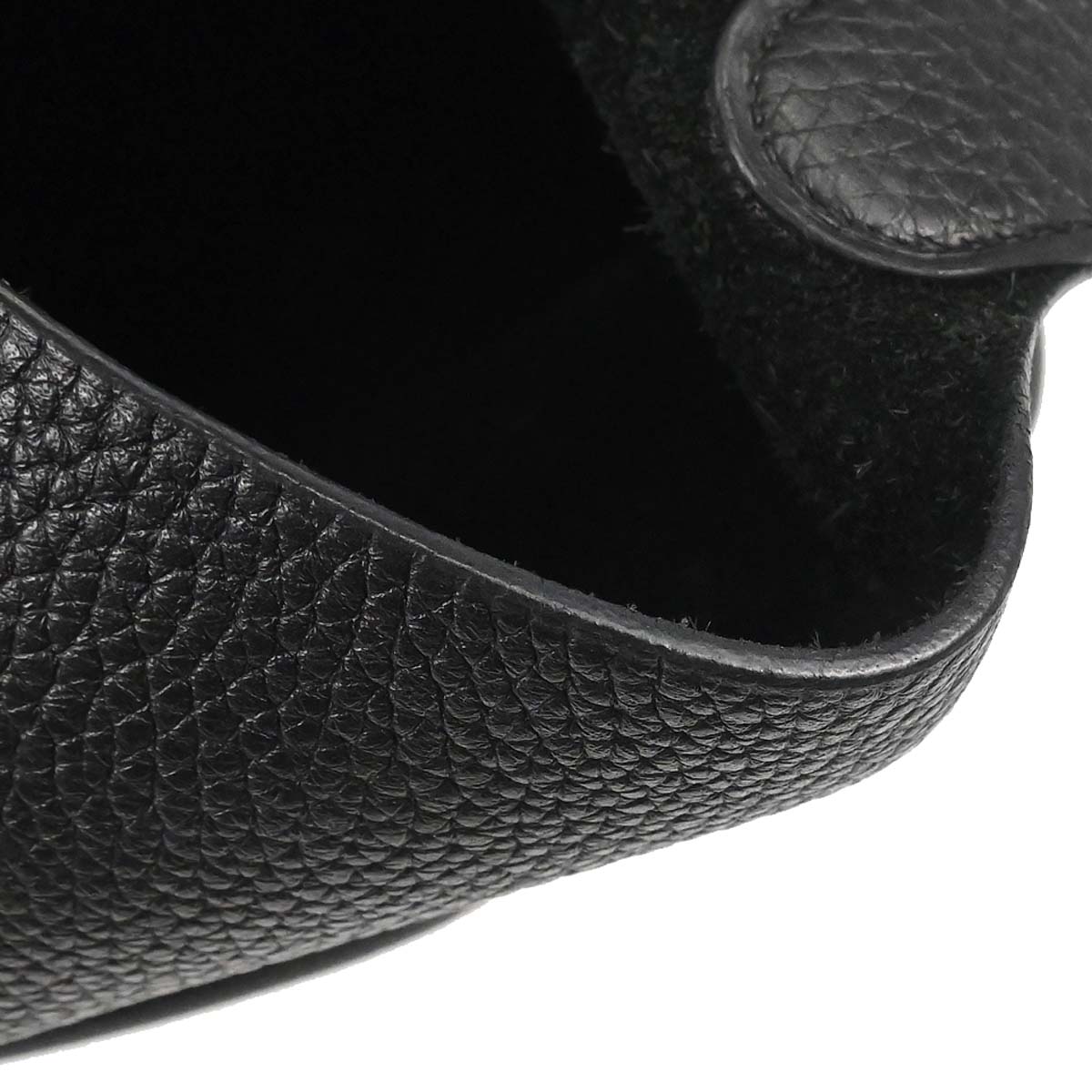 Hermes Black Taurillon Clemence Picotin Lock 22 MM Handbag