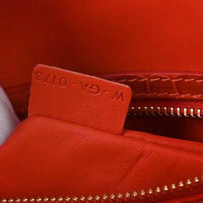 Celine * Red Crocodile Luggage Micro Tote Handbag