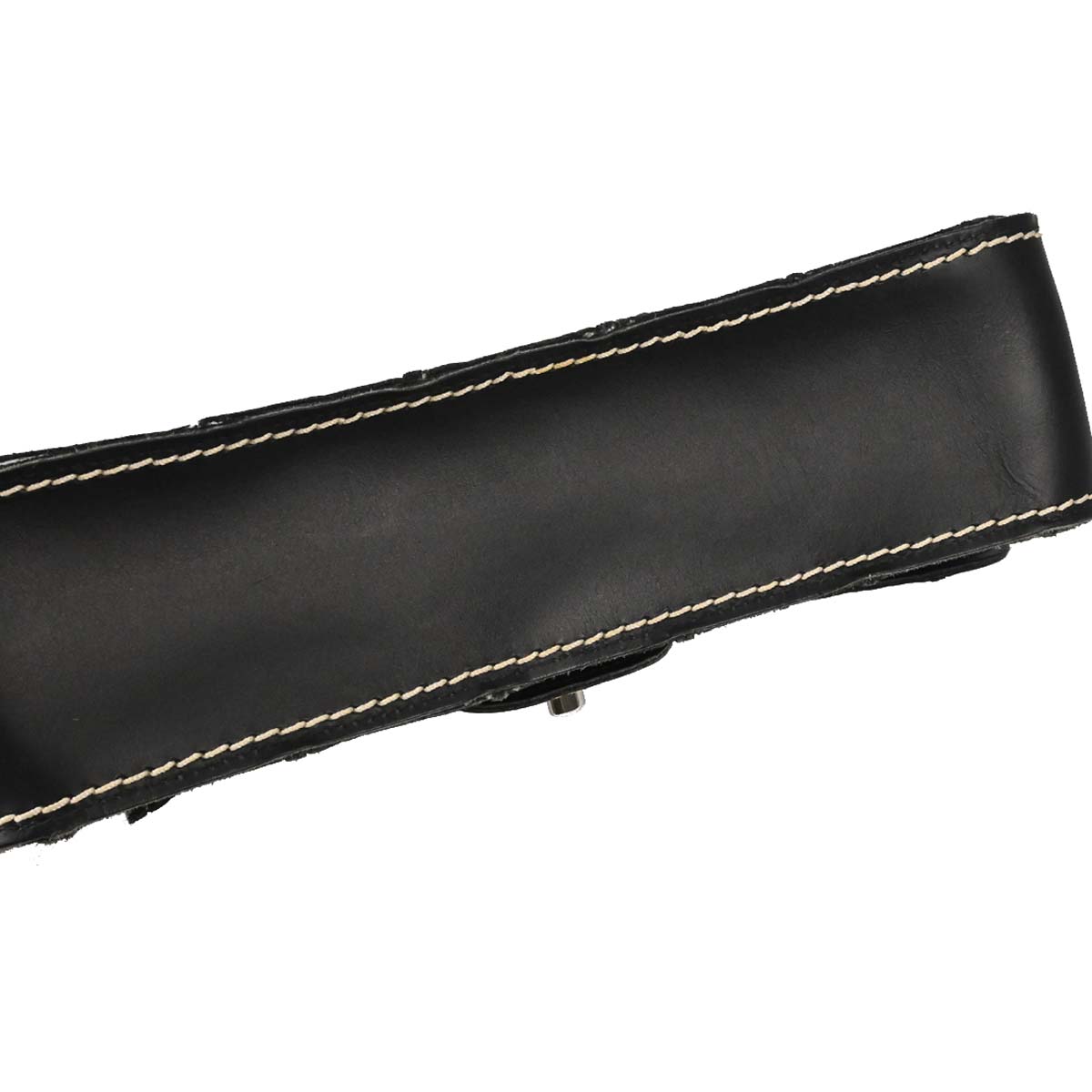 Chanel 2002-2003 Black Calfskin Wild Stitch Choco Bar Waffle Shoulder Bag