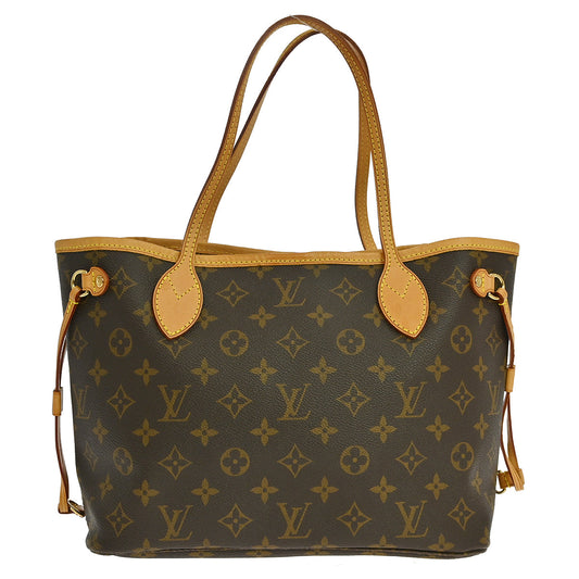 Louis Vuitton Monogram Neverfull PM Tote Handbag M40155