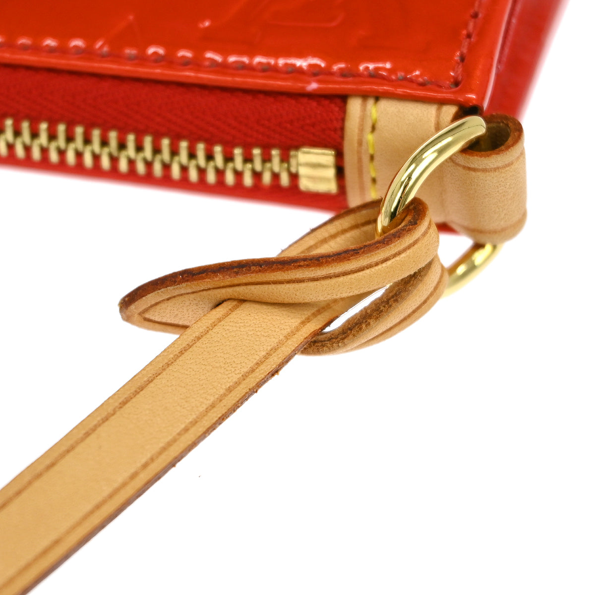 Louis Vuitton Red Monogram Vernis Lexington Handbag M91132