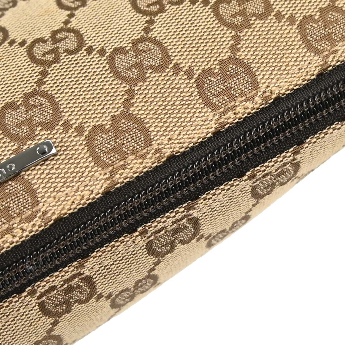Gucci Beige Brown Canvas GG Handbag