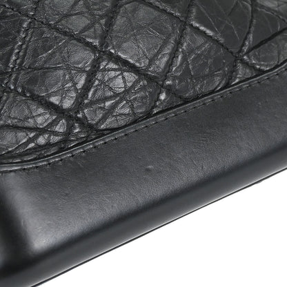 Chanel 2019 Black Lambskin Calfskin Small Gabrielle Shoulder Bag