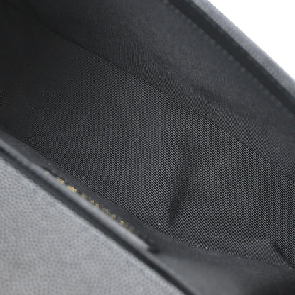 Boy Chanel 2018-2019 Black Caviar Skin Medium Chain Shoulder Bag