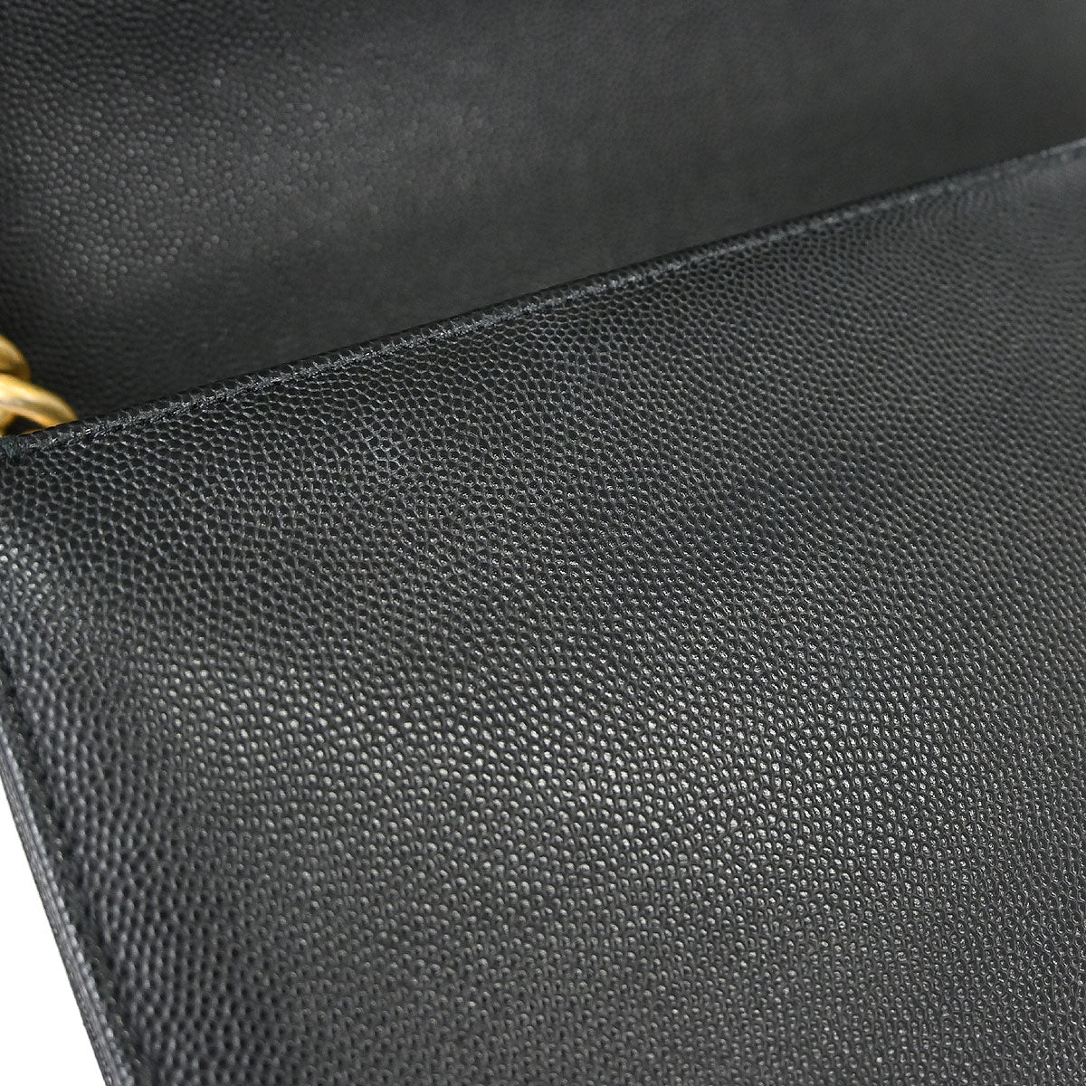Boy Chanel 2018-2019 Black Caviar Skin Medium Chain Shoulder Bag