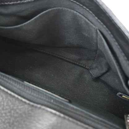 Chanel 2014 Black Lambskin Paris-Dallas Studded Flap Shoulder Bag