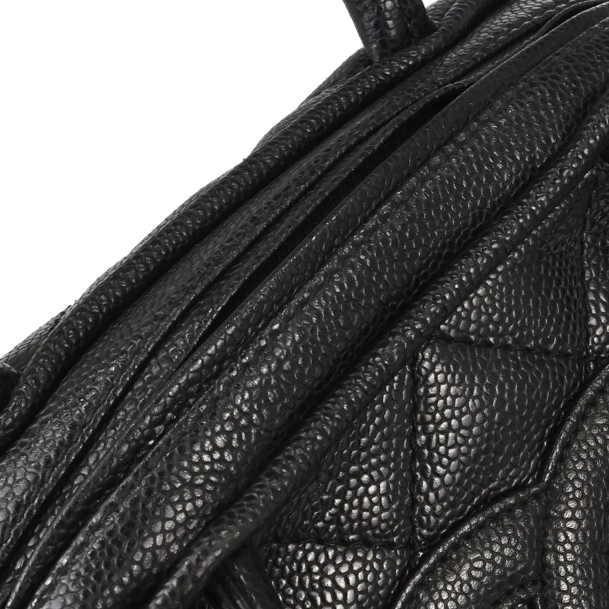 Chanel 2006-2008 Black Caviar Skin Bowling Bag 27