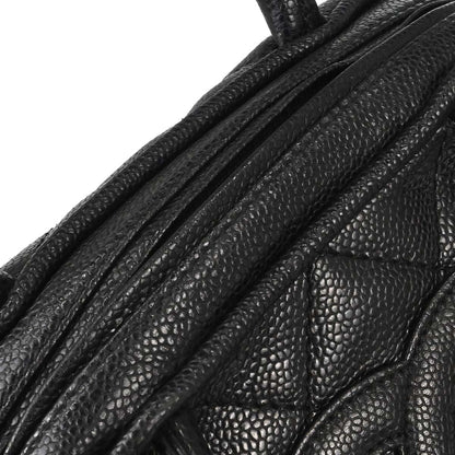 Chanel 2006-2008 Black Caviar Skin Bowling Bag 27