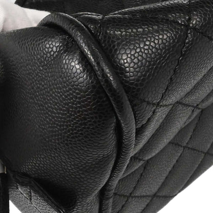 Chanel 2006-2008 Black Caviar Skin Bowling Bag 27