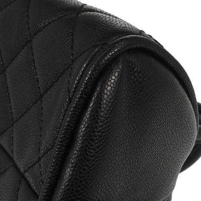 Chanel 2006-2008 Black Caviar Skin Bowling Bag 27