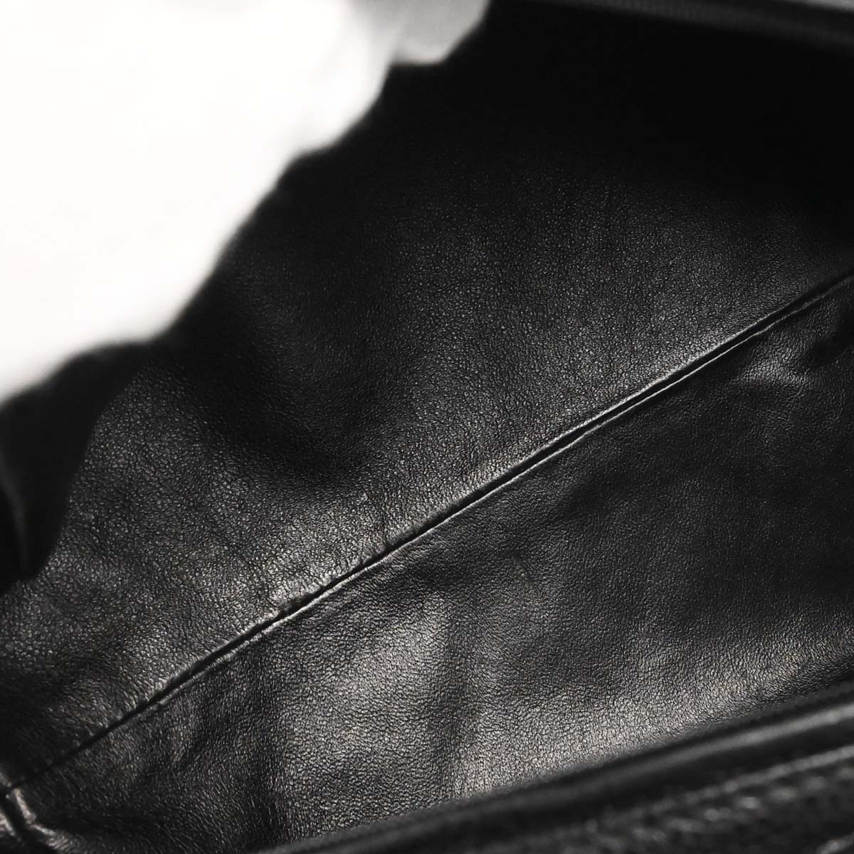 Chanel 2006-2008 Black Caviar Skin Bowling Bag 27