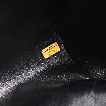 Chanel 2006-2008 Black Caviar Skin Bowling Bag 27