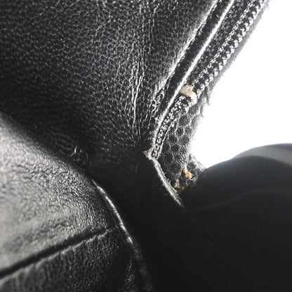 Chanel 2006-2008 Black Caviar Skin Bowling Bag 27
