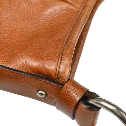 Yves Saint Laurent Brown Water Buffalo Mombasa Handbag