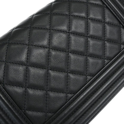 Boy Chanel Black Lambskin Small Chain Shoulder Bag