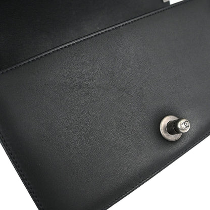 Boy Chanel Black Lambskin Small Chain Shoulder Bag