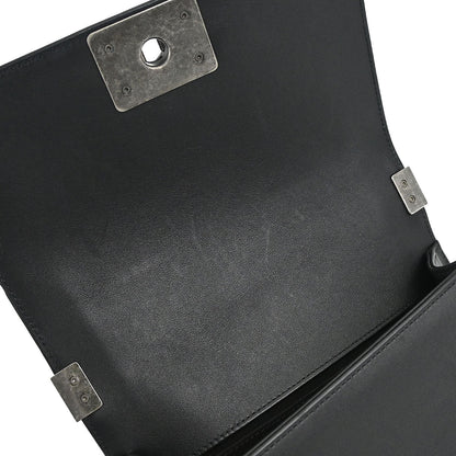 Boy Chanel Black Lambskin Small Chain Shoulder Bag
