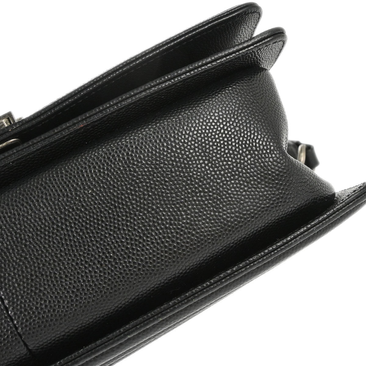 Boy Chanel 2017 Black Caviar Skin Medium Shoulder Bag