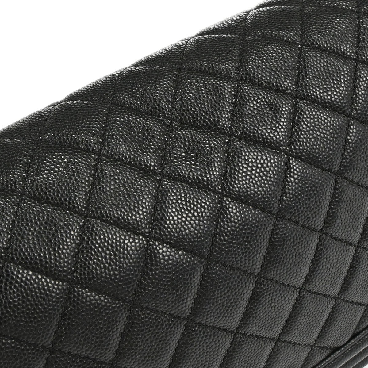 Boy Chanel 2017 Black Caviar Skin Medium Shoulder Bag