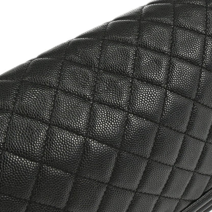 Boy Chanel 2017 Black Caviar Skin Medium Shoulder Bag