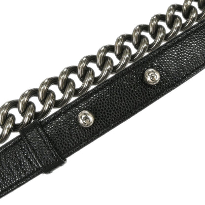 Boy Chanel 2017 Black Caviar Skin Medium Shoulder Bag