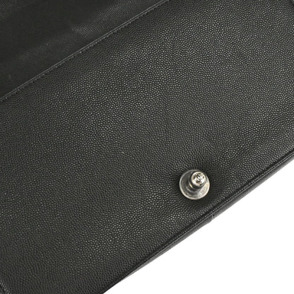 Boy Chanel 2017 Black Caviar Skin Medium Shoulder Bag