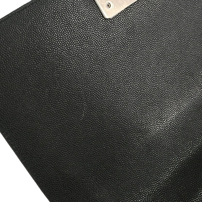 Boy Chanel 2017 Black Caviar Skin Medium Shoulder Bag