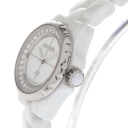 Chanel J12 Ref.H5237 20mm Quartz Watch Ceramic SS Diamond