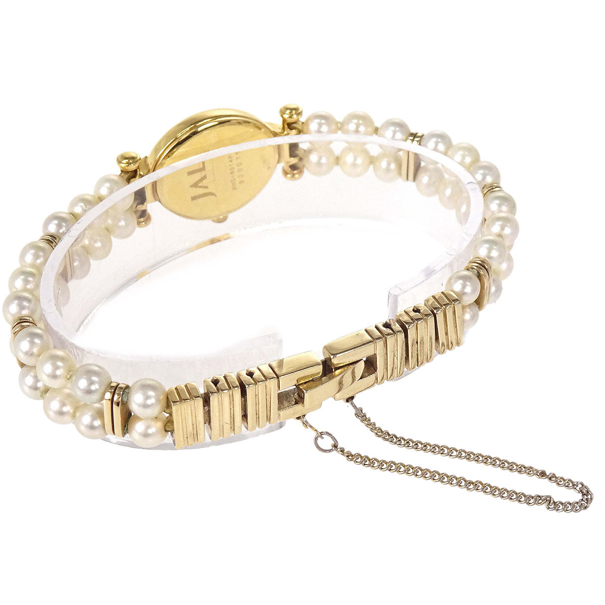 Mikimoto JAL Pearl Quartz Watch SS