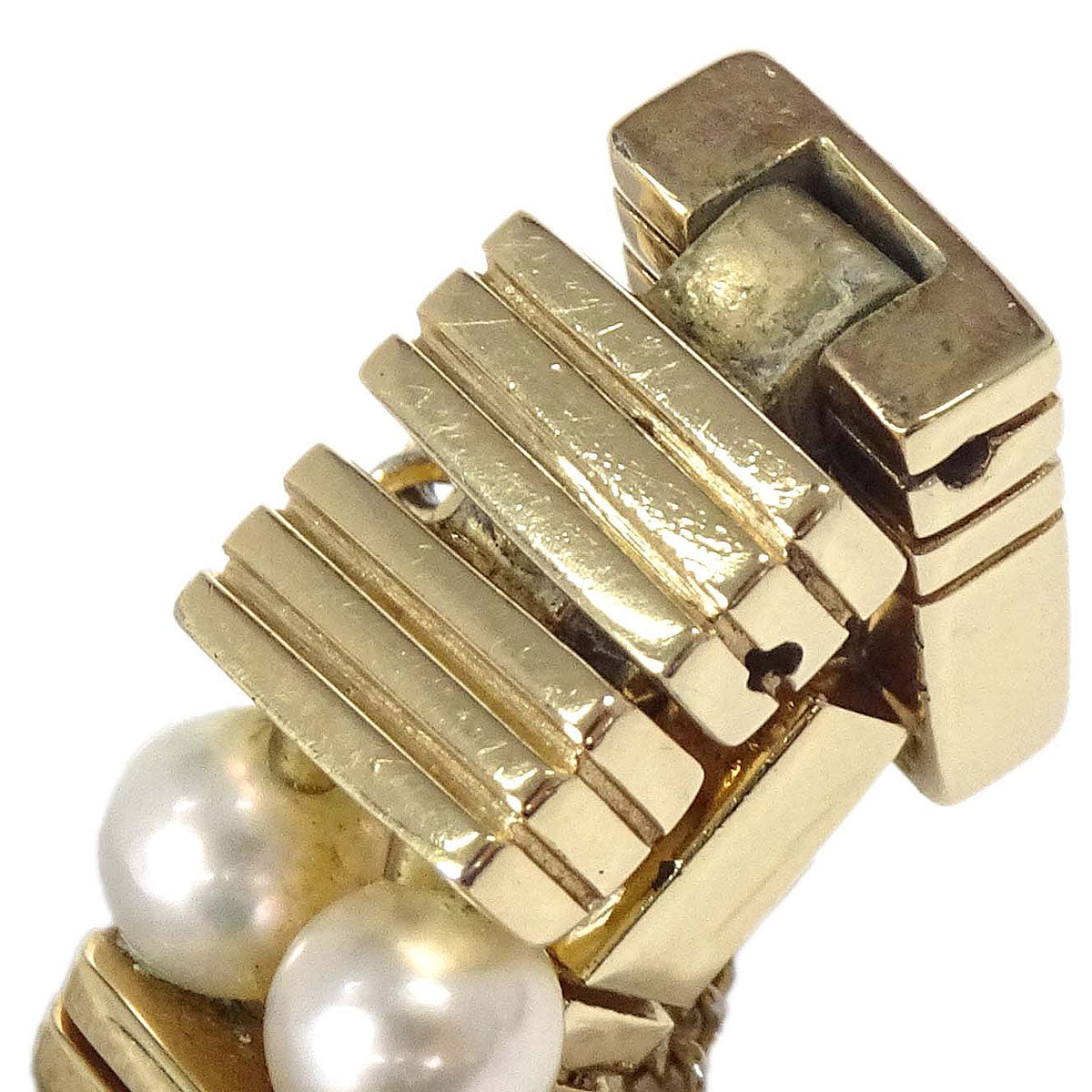 Mikimoto JAL Pearl Quartz Watch SS
