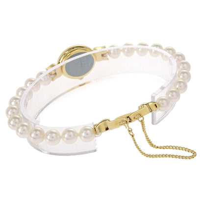 Mikimoto Pearl Quartz Watch 18KYG