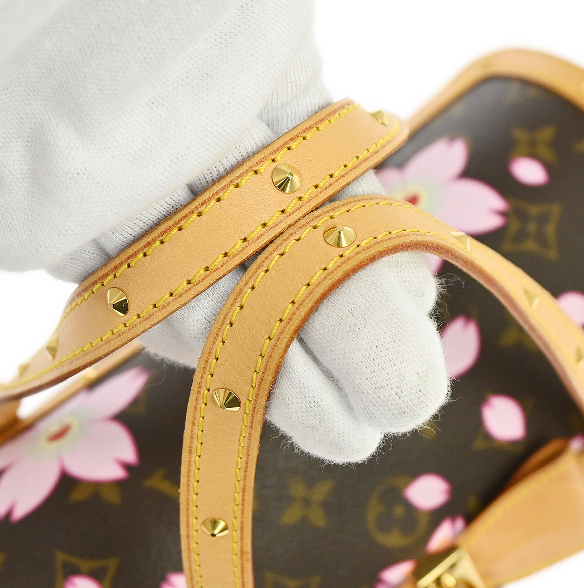 Louis Vuitton 2008 Monogram Cherry Blossom Papillon Handbag M92009